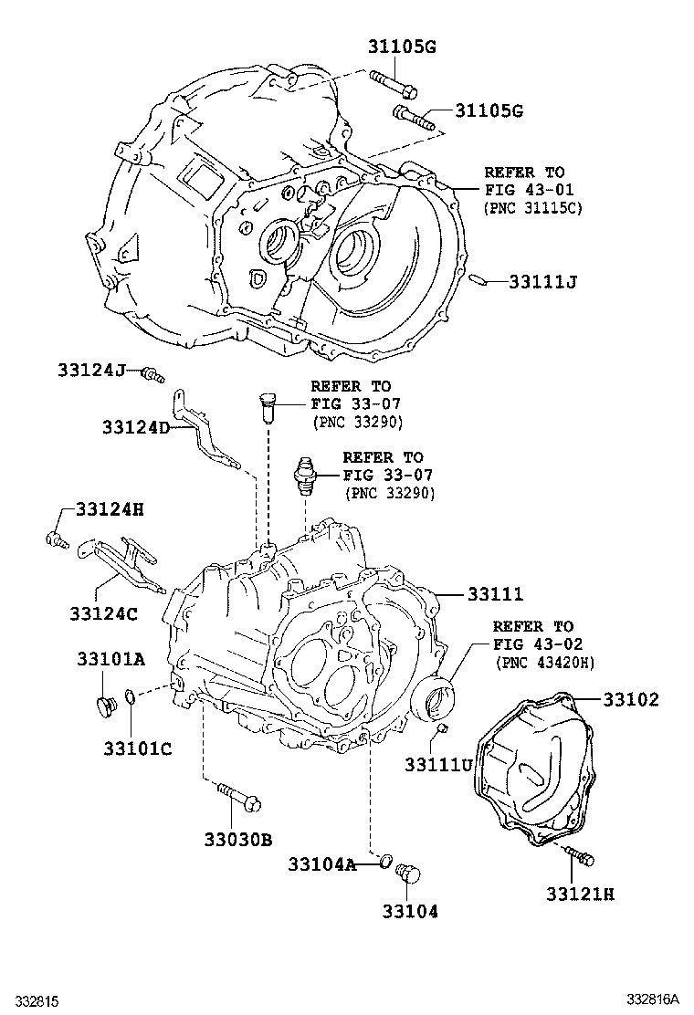  YARIS |  CLUTCH HOUSING TRANSMISSION CASE MTM