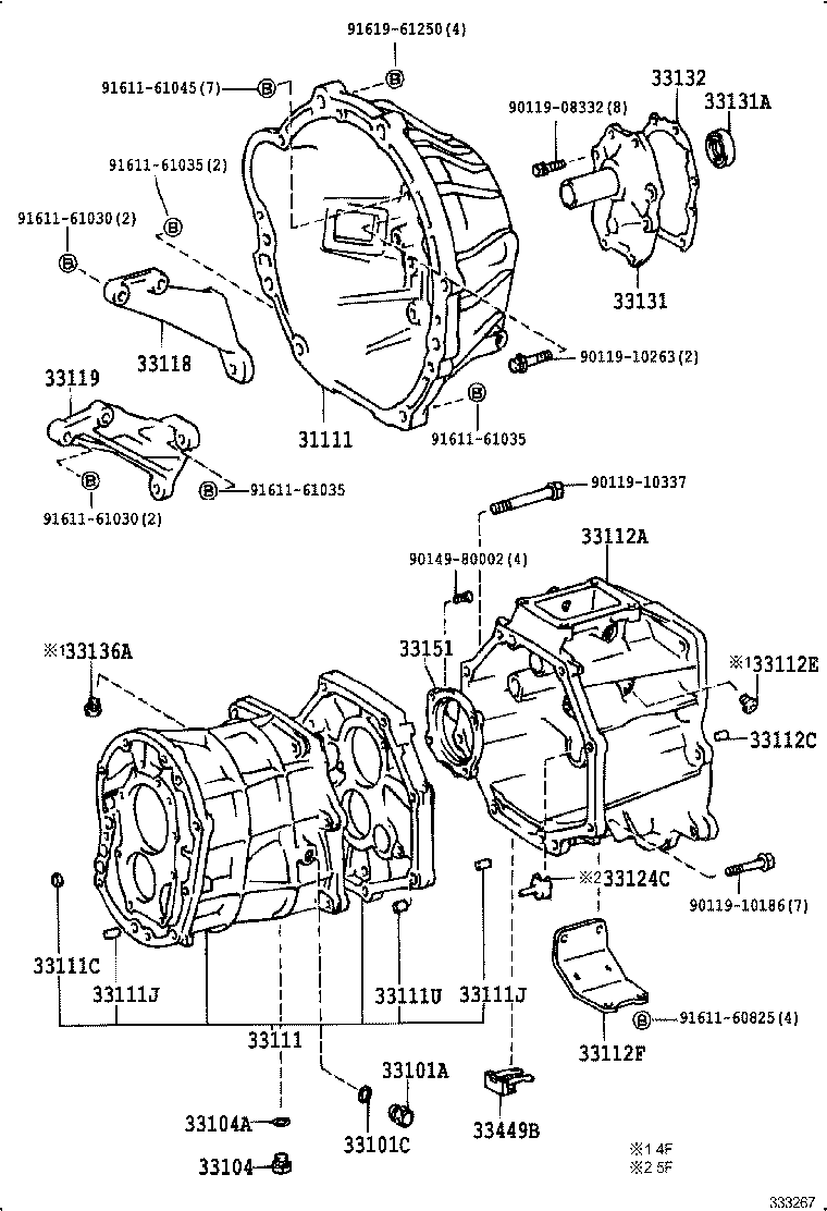  LAND CRUISER 70 |  CLUTCH HOUSING TRANSMISSION CASE MTM