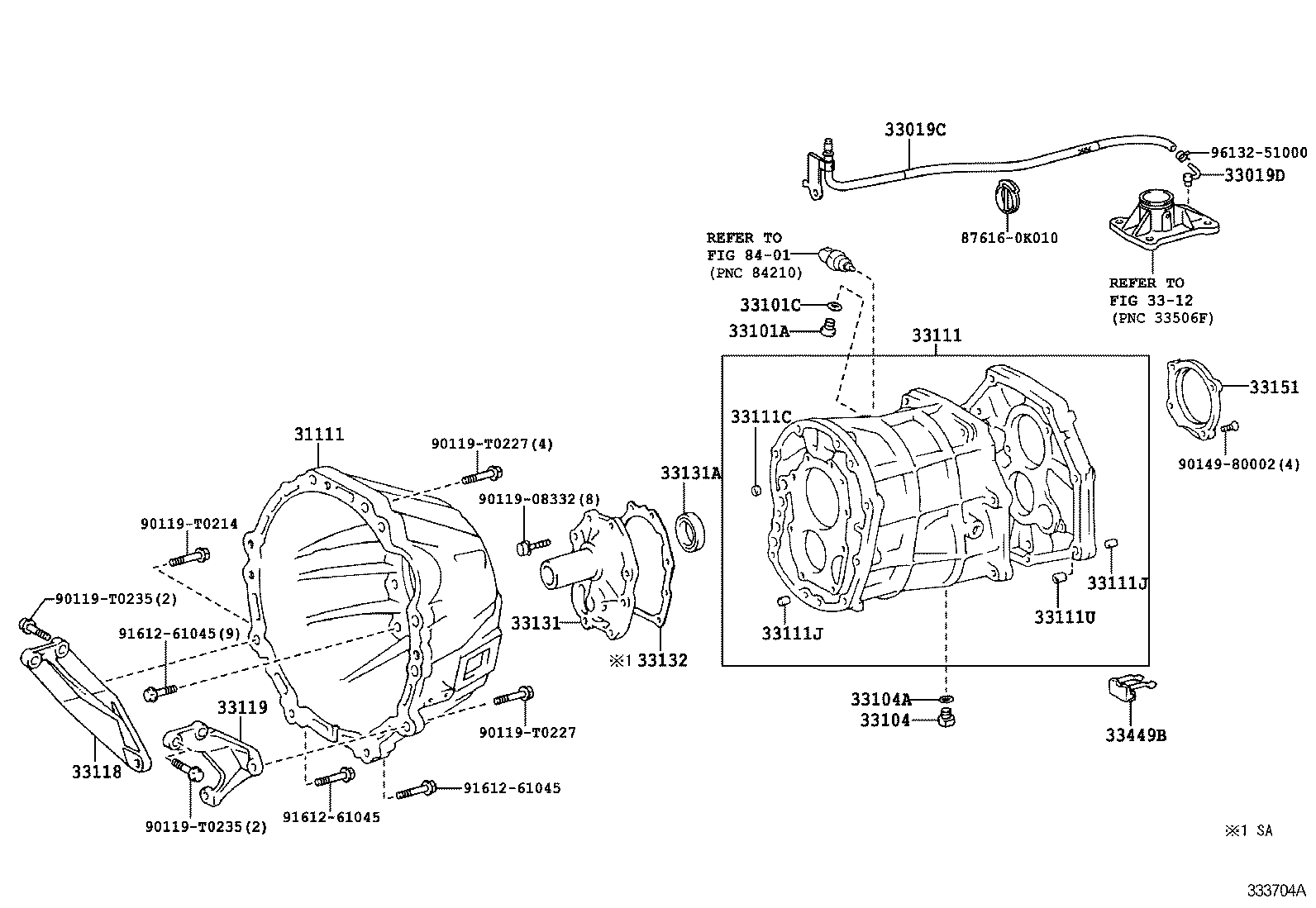  HILUX |  CLUTCH HOUSING TRANSMISSION CASE MTM