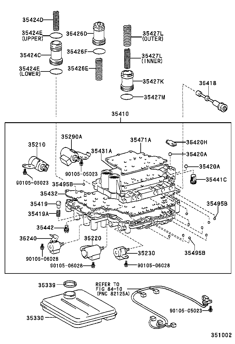  ES300 |  VALVE BODY OIL STRAINER ATM