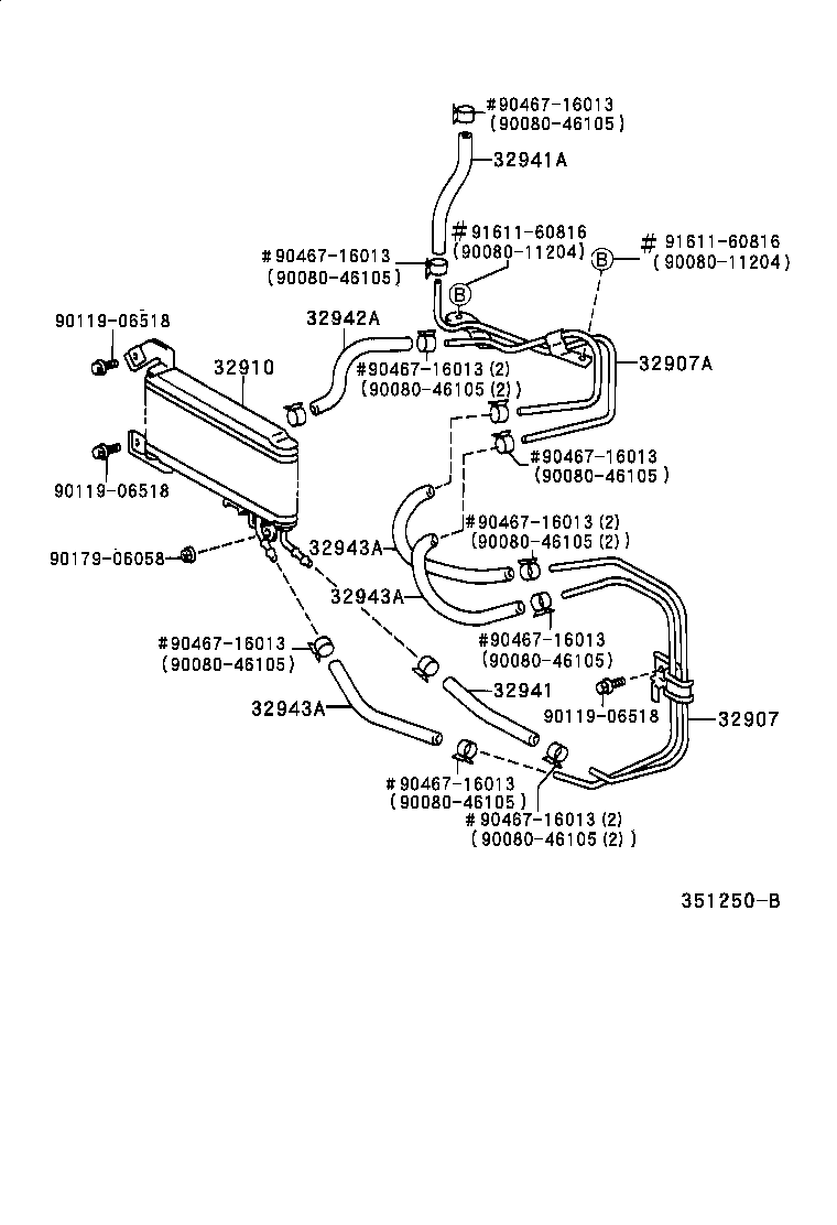  ES300 |  OIL COOLER TUBE ATM