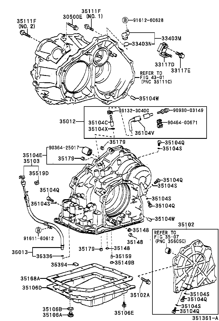  ES300 |  TRANSMISSION CASE OIL PAN ATM