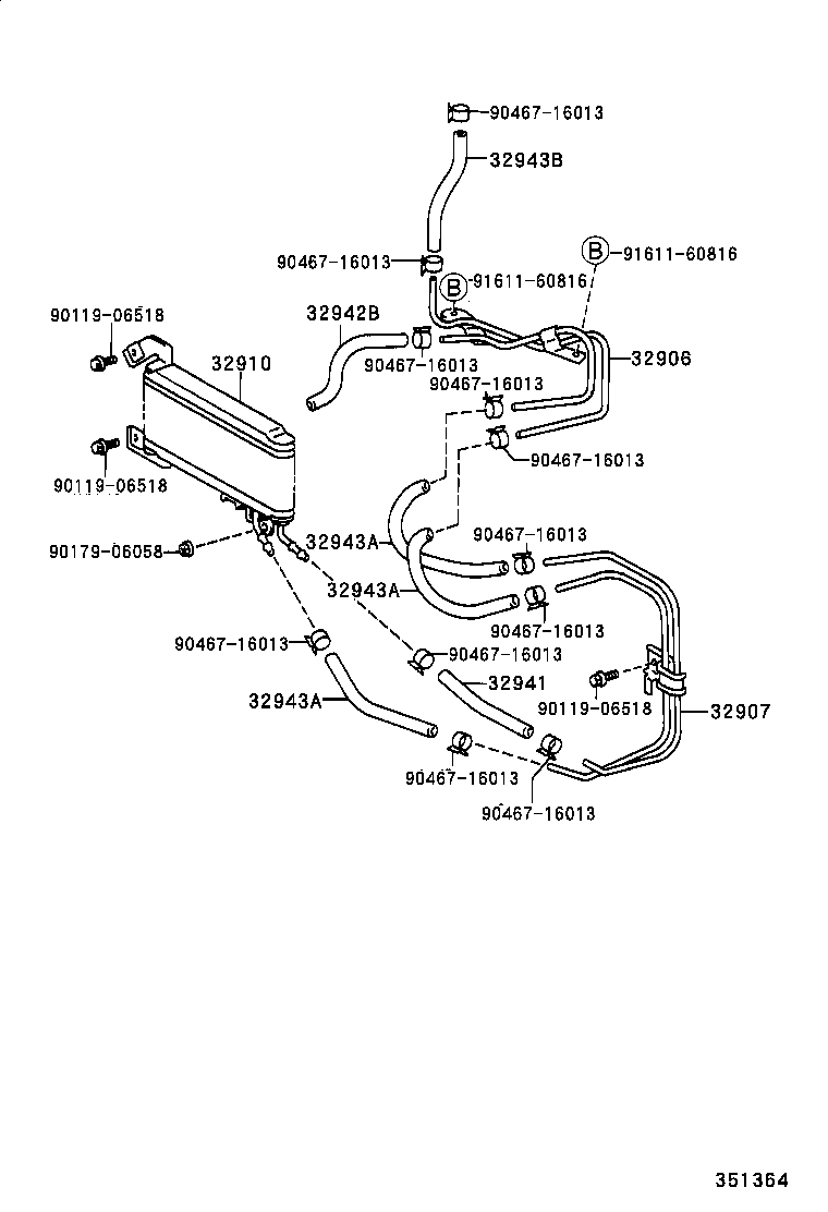  ES300 |  OIL COOLER TUBE ATM