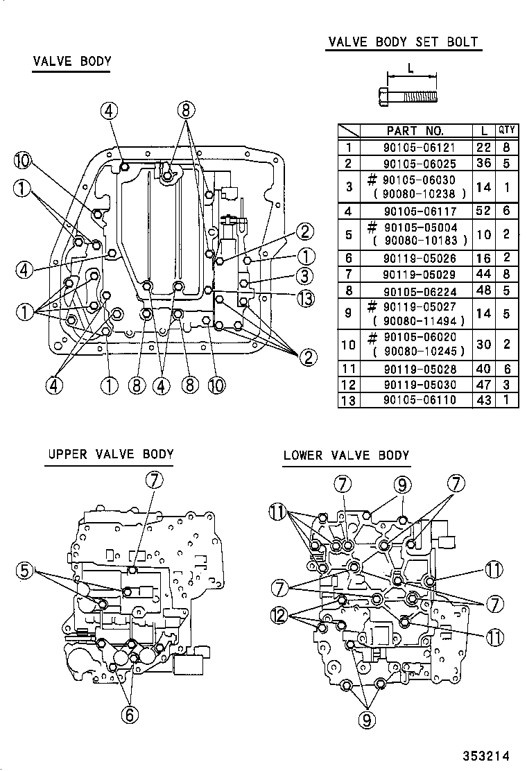  ES300 |  VALVE BODY OIL STRAINER ATM