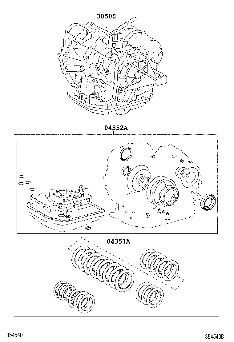  SCION TC |  TRANSAXLE OR TRANSMISSION ASSY GASKET KIT ATM