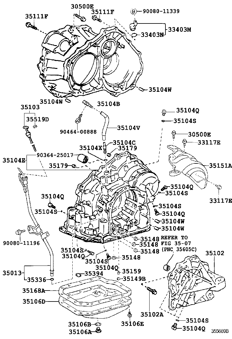  CAMRY NAP |  TRANSMISSION CASE OIL PAN ATM