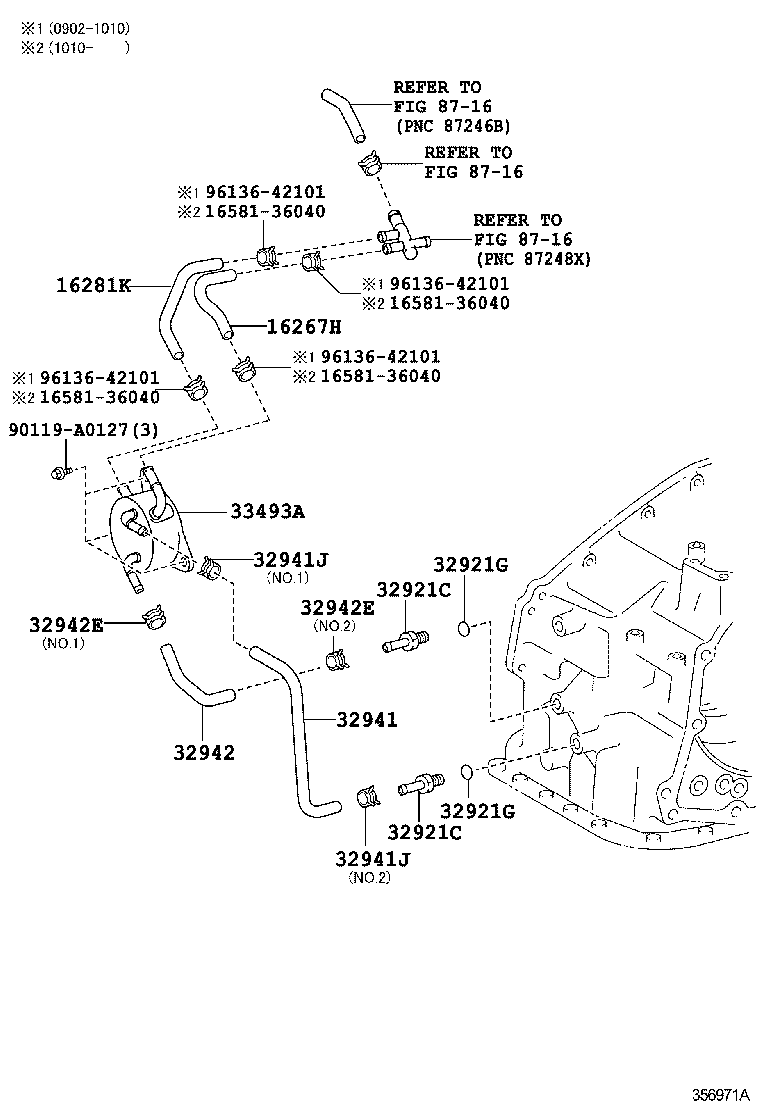  CAMRY NAP |  OIL COOLER TUBE ATM