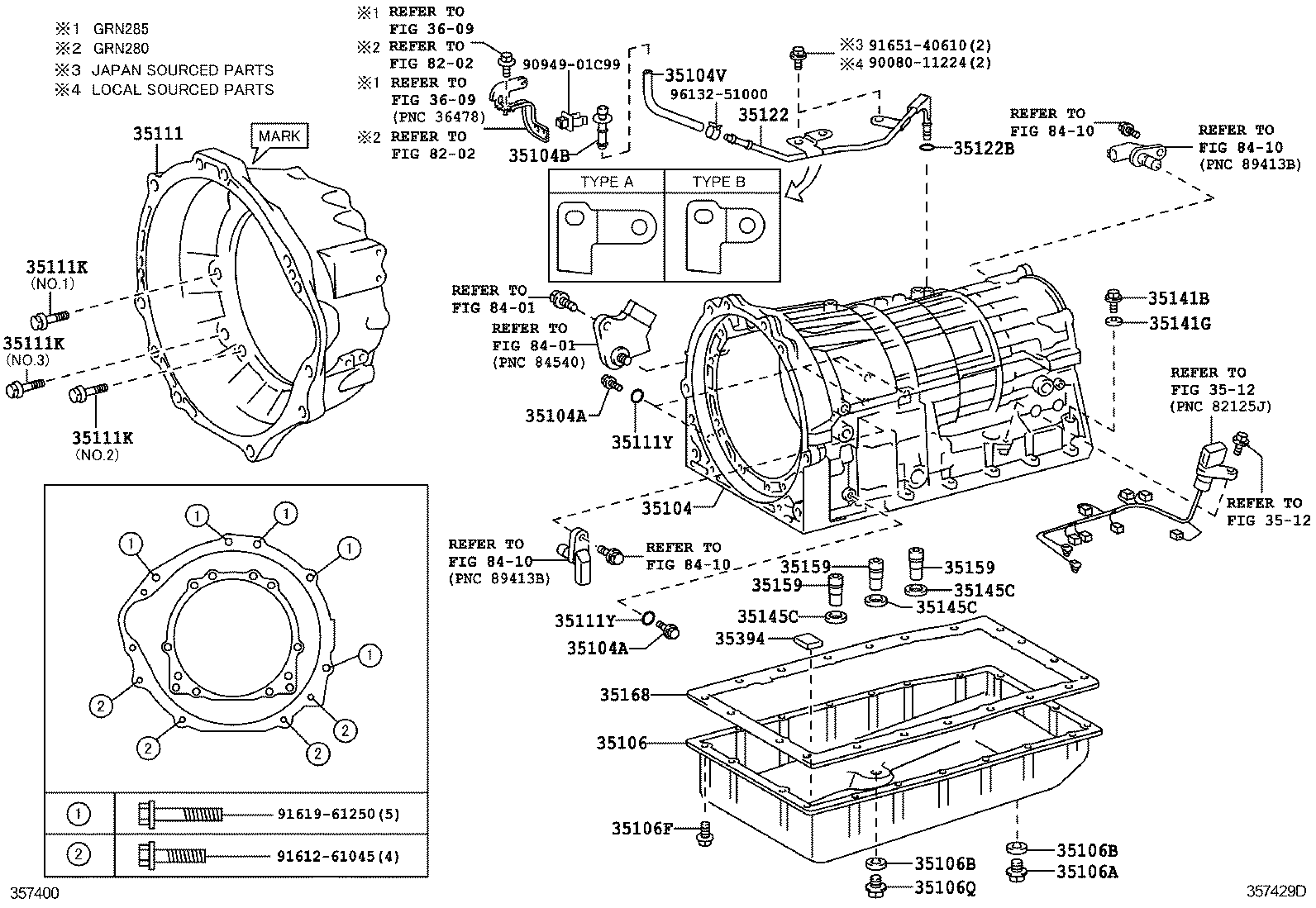  4RUNNER |  TRANSMISSION CASE OIL PAN ATM