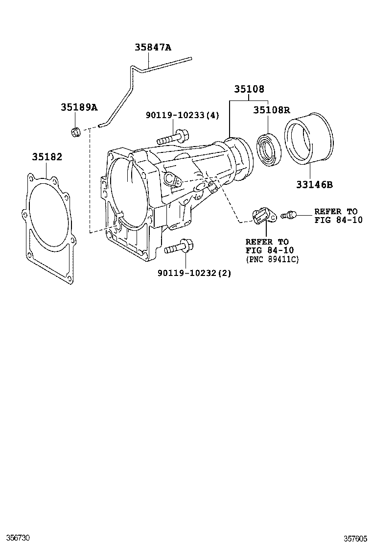  4RUNNER |  EXTENSION HOUSING ATM