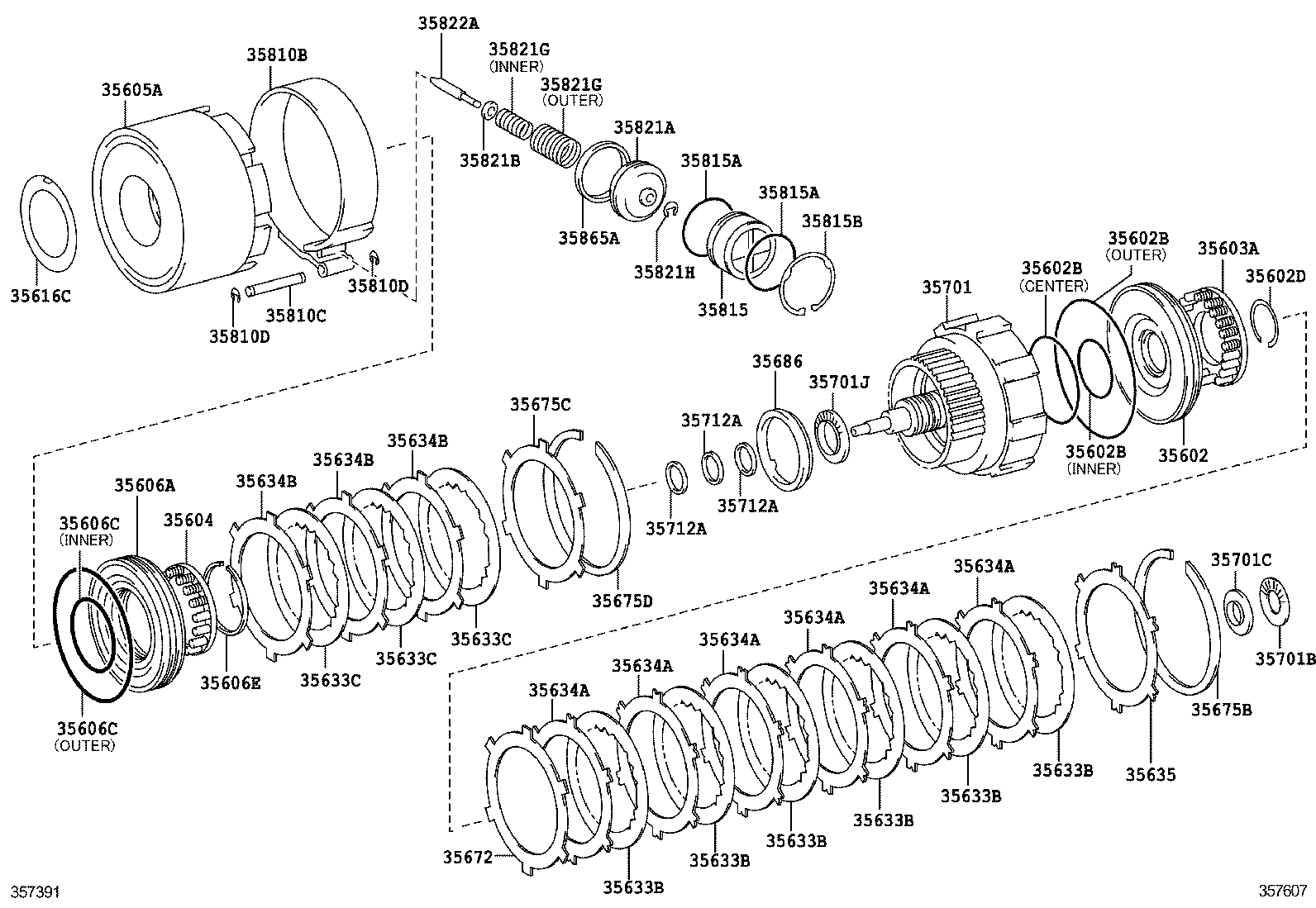  4RUNNER |  BRAKE BAND MULTIPLE DISC CLUTCH ATM