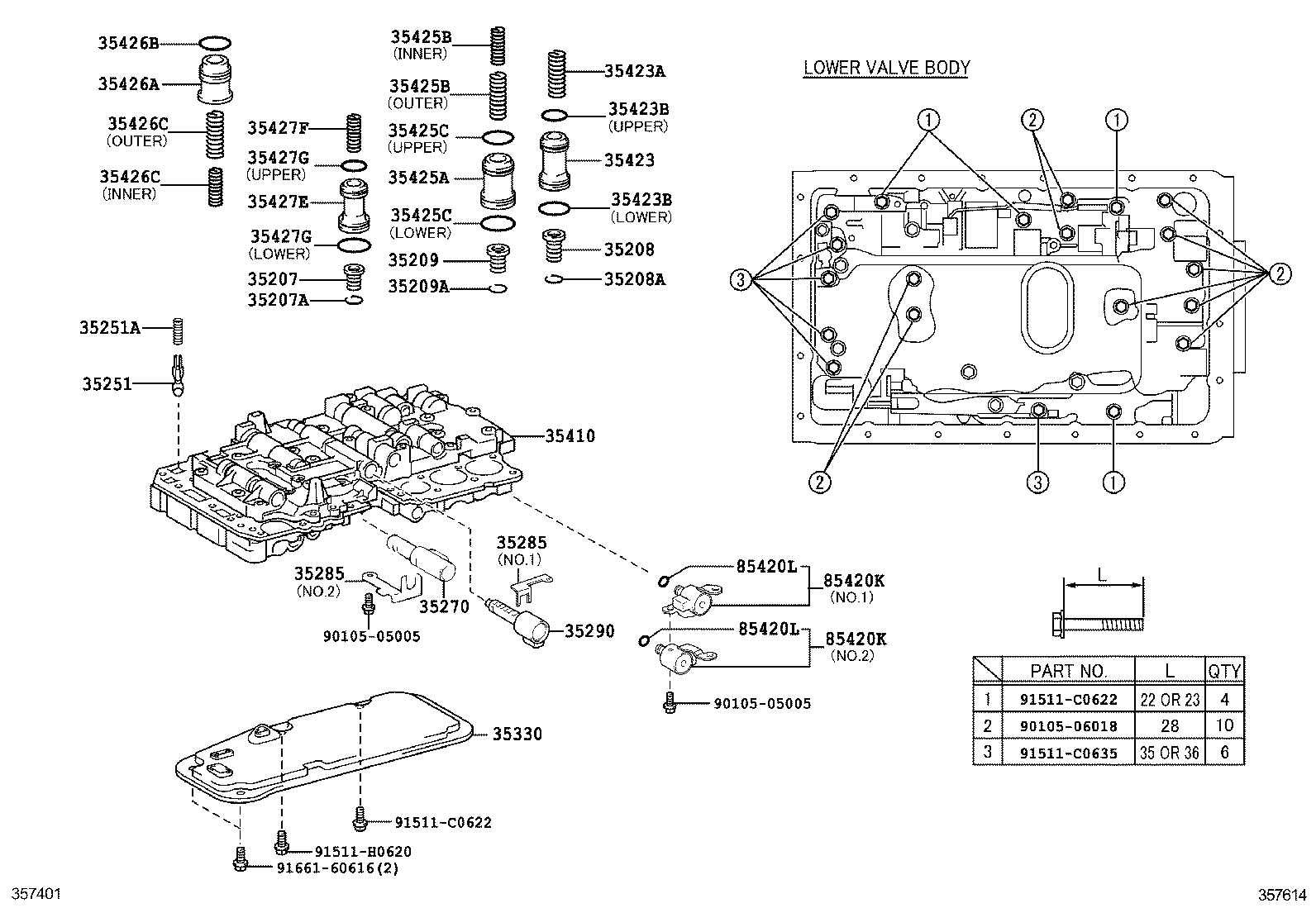  4RUNNER |  VALVE BODY OIL STRAINER ATM