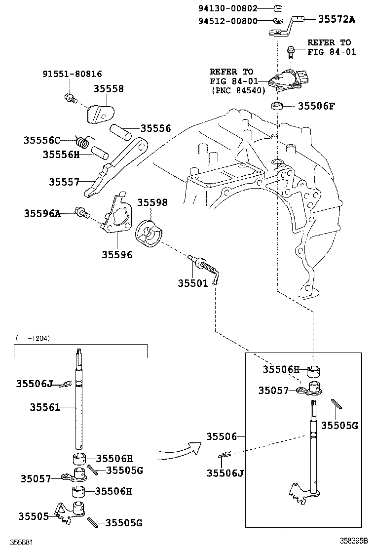  ES350 |  THROTTLE LINK VALVE LEVER ATM