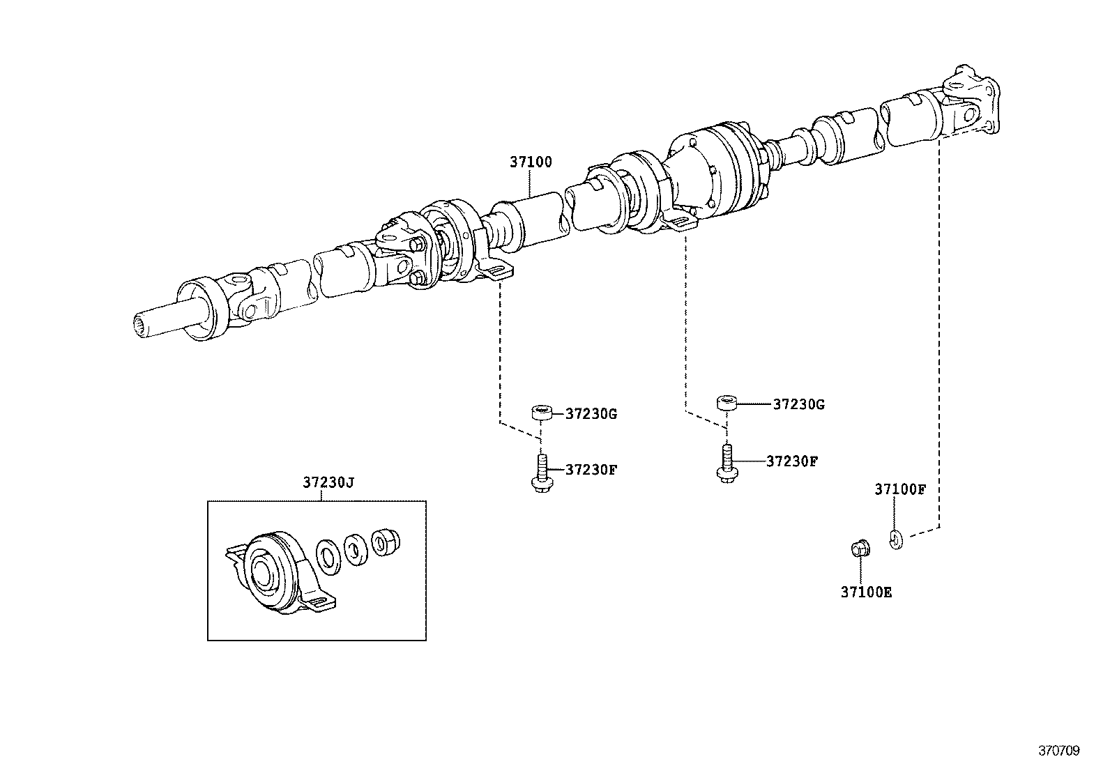  RX350 450H |  PROPELLER SHAFT UNIVERSAL JOINT