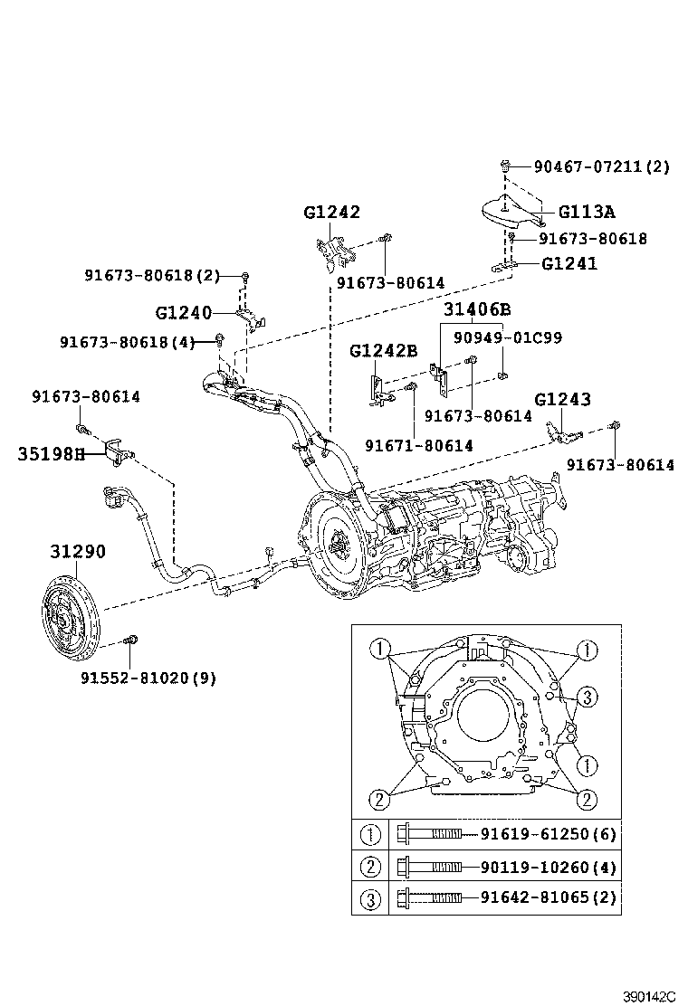  LS600HL |  TRANSAXLE ASSY HYBRID VEHICLE