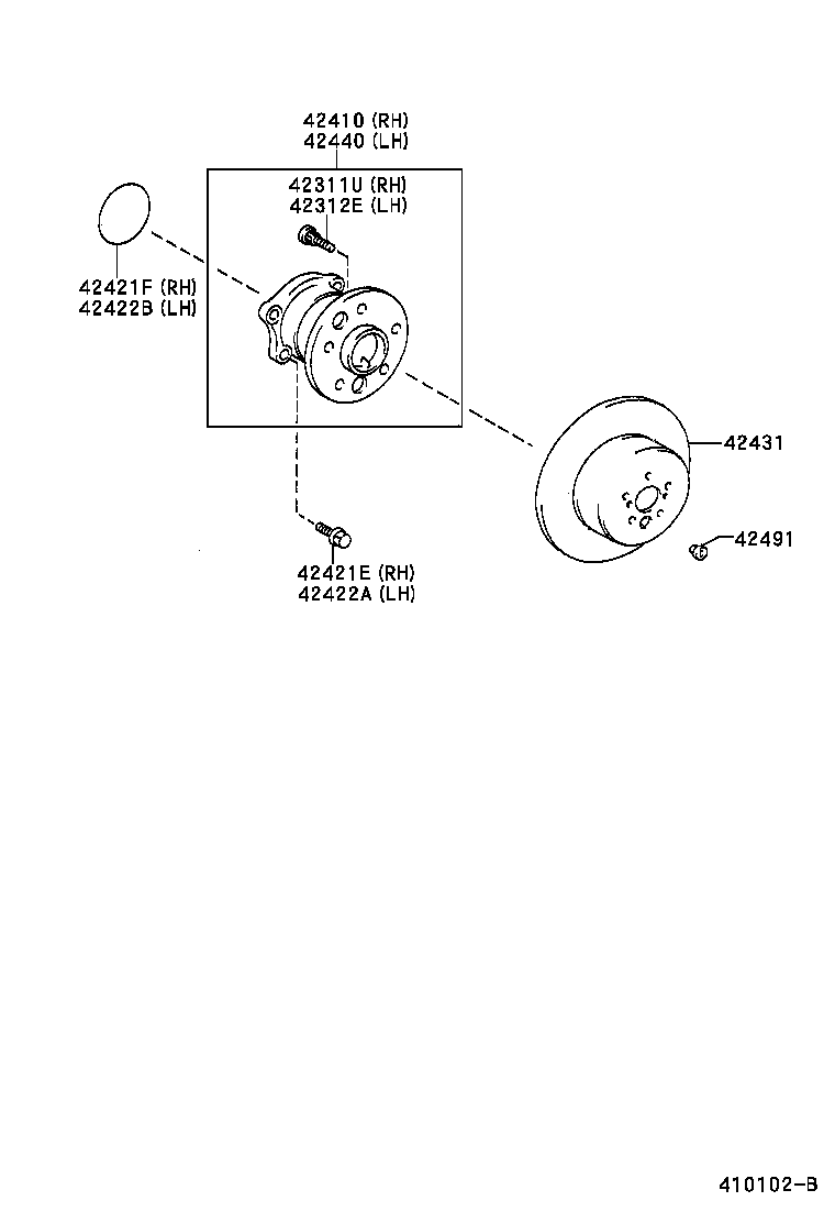  ES300 |  REAR AXLE SHAFT HUB