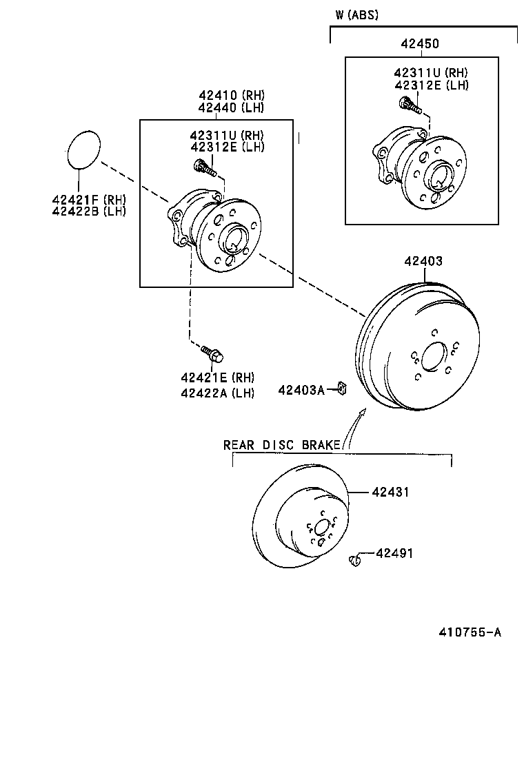  ES300 |  REAR AXLE SHAFT HUB