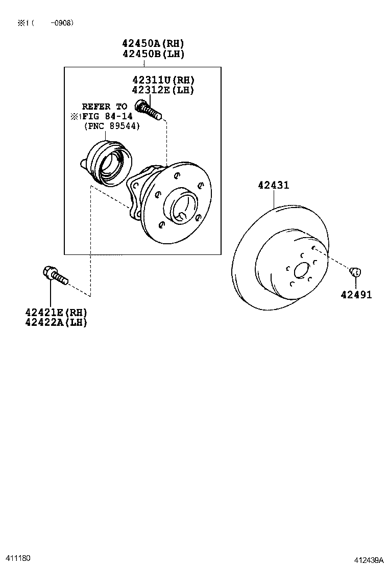  ES350 |  REAR AXLE SHAFT HUB