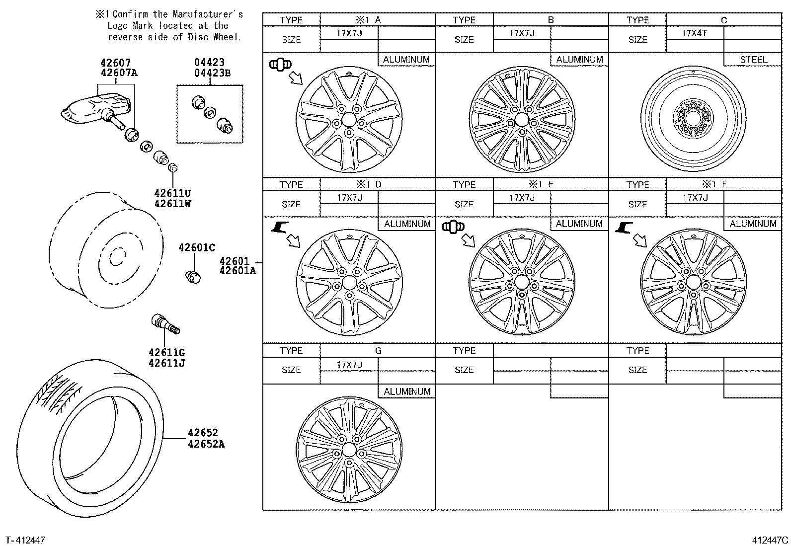  ES350 |  DISC WHEEL WHEEL CAP