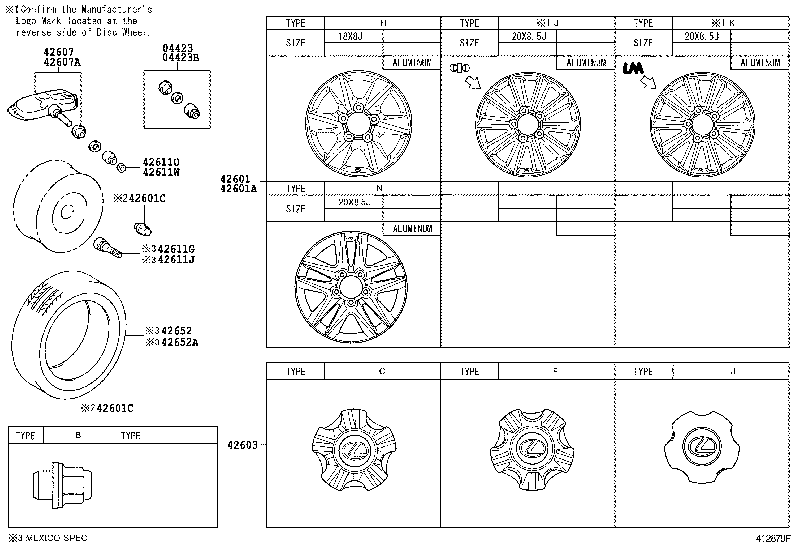  LX570 |  DISC WHEEL WHEEL CAP