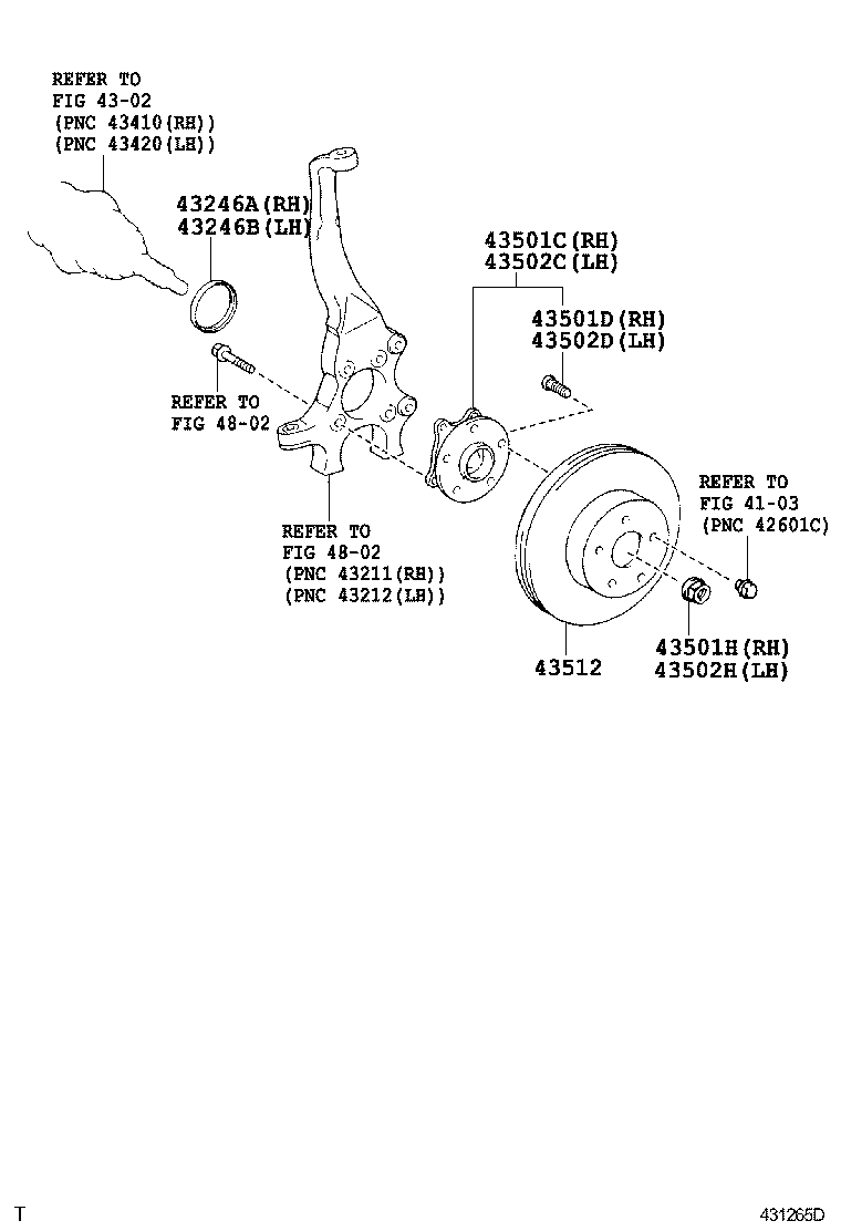  IS250 350 |  FRONT AXLE HUB