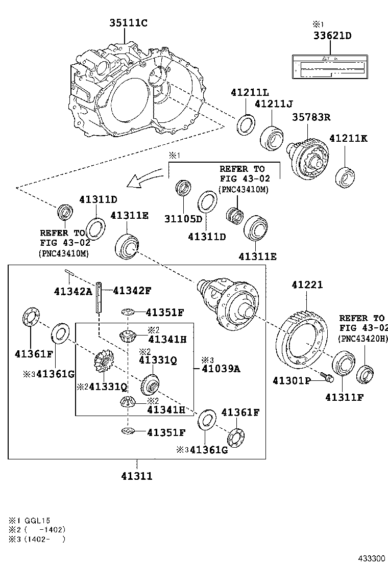  RX350 450H |  FRONT AXLE HOUSING DIFFERENTIAL