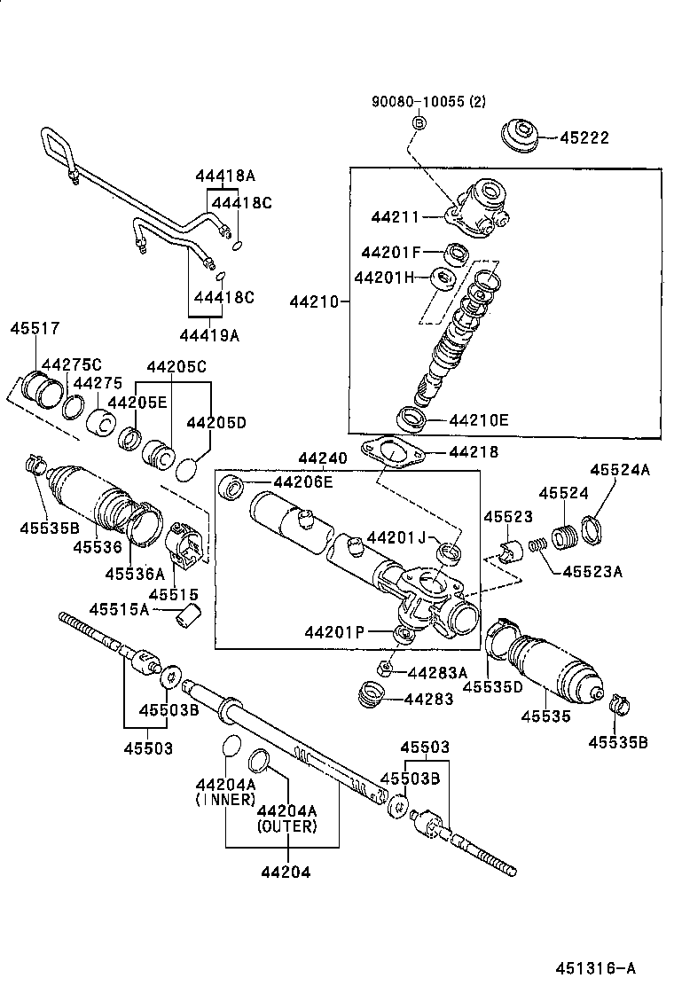  ES300 |  FRONT STEERING GEAR LINK