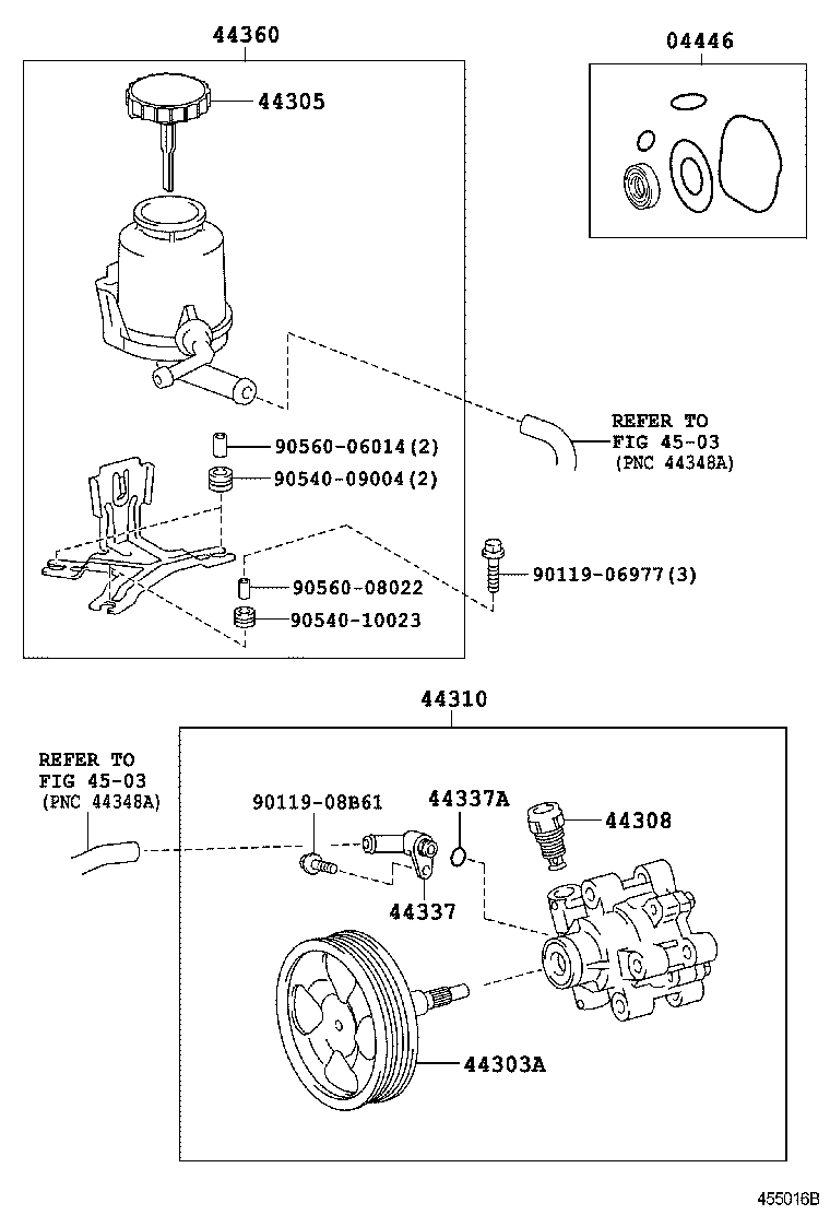  LX570 |  VANE PUMP RESERVOIR POWER STEERING