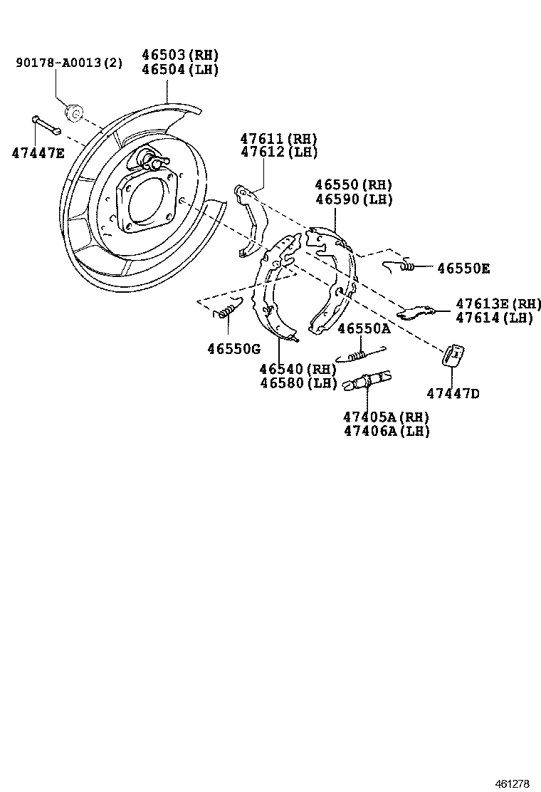  RAV4 EV |  PARKING BRAKE CABLE