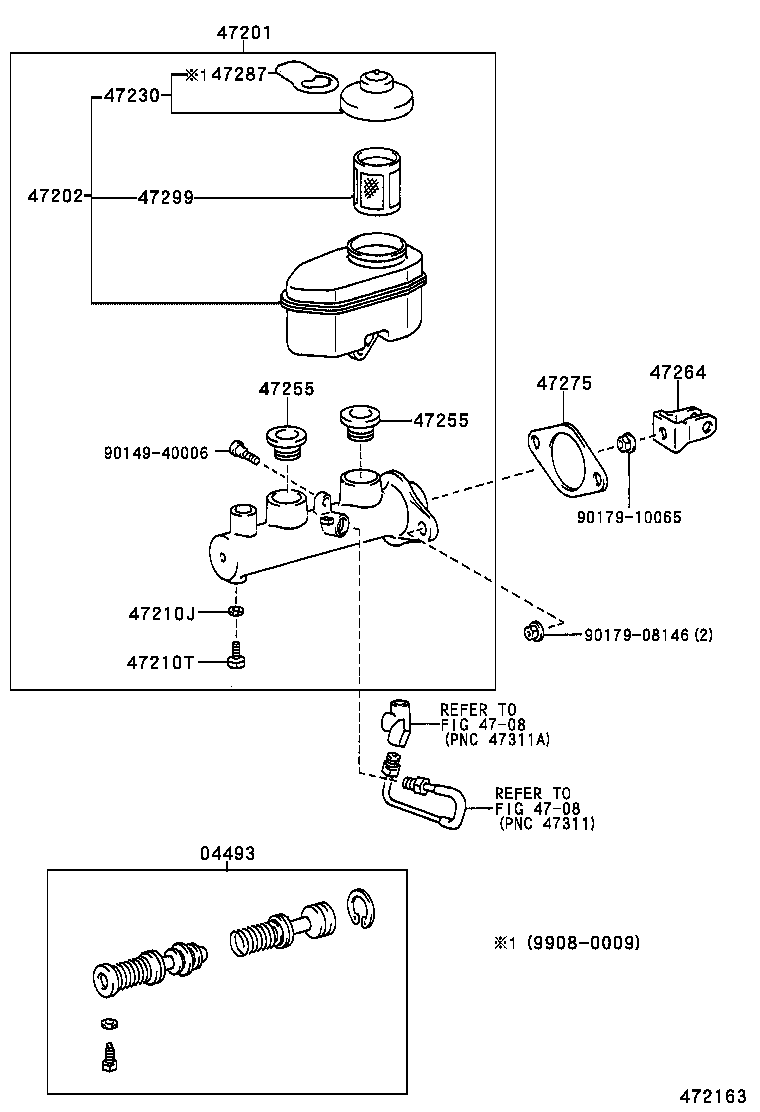  ES300 |  BRAKE MASTER CYLINDER