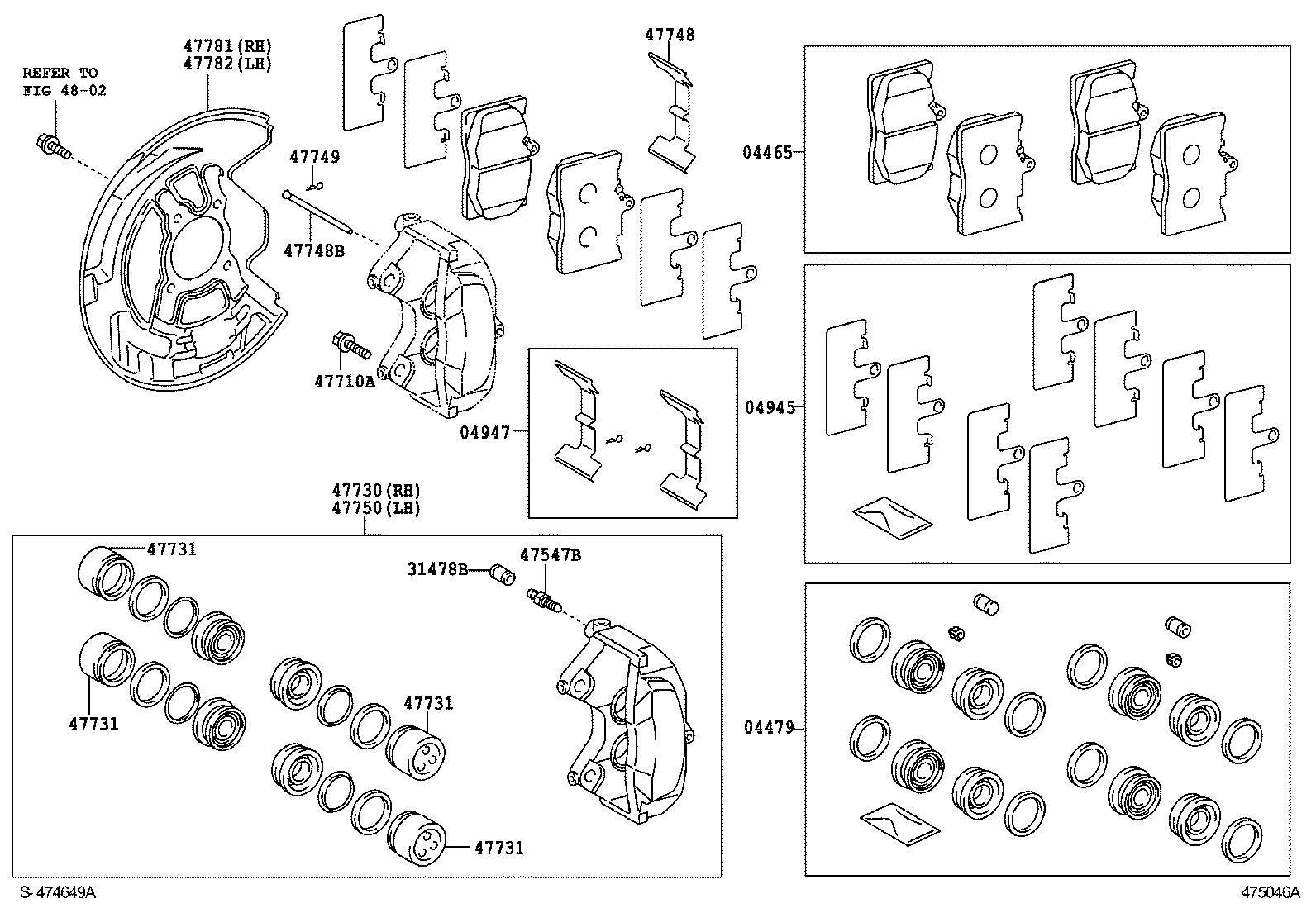  GS450H |  FRONT DISC BRAKE CALIPER DUST COVER