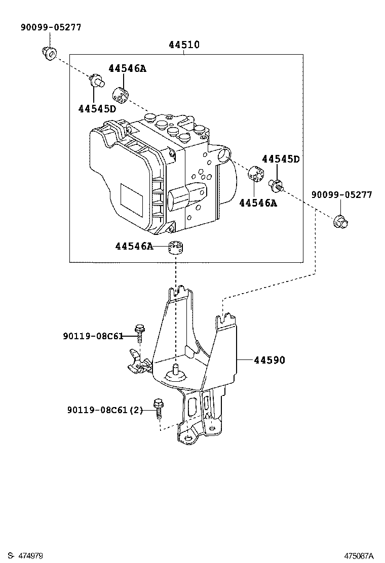  ES350 |  BRAKE TUBE CLAMP