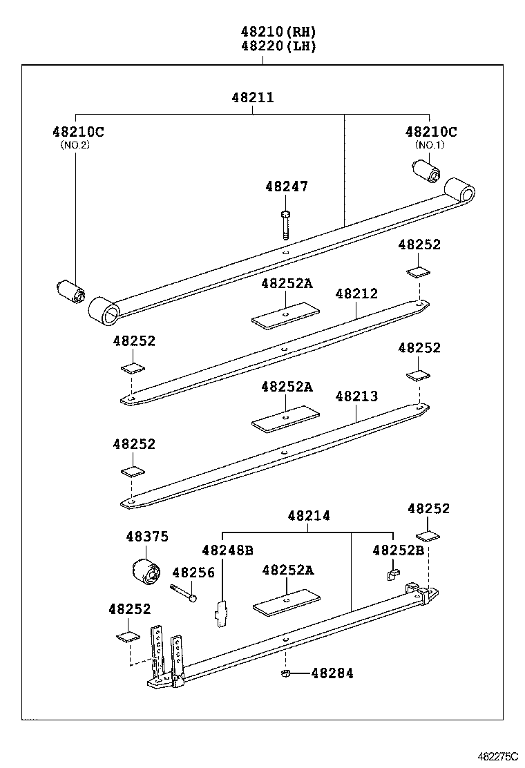  HIACE |  REAR SPRING SHOCK ABSORBER