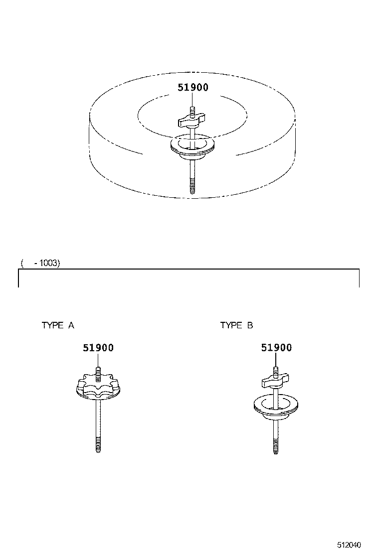  AVALON |  SPARE WHEEL CARRIER