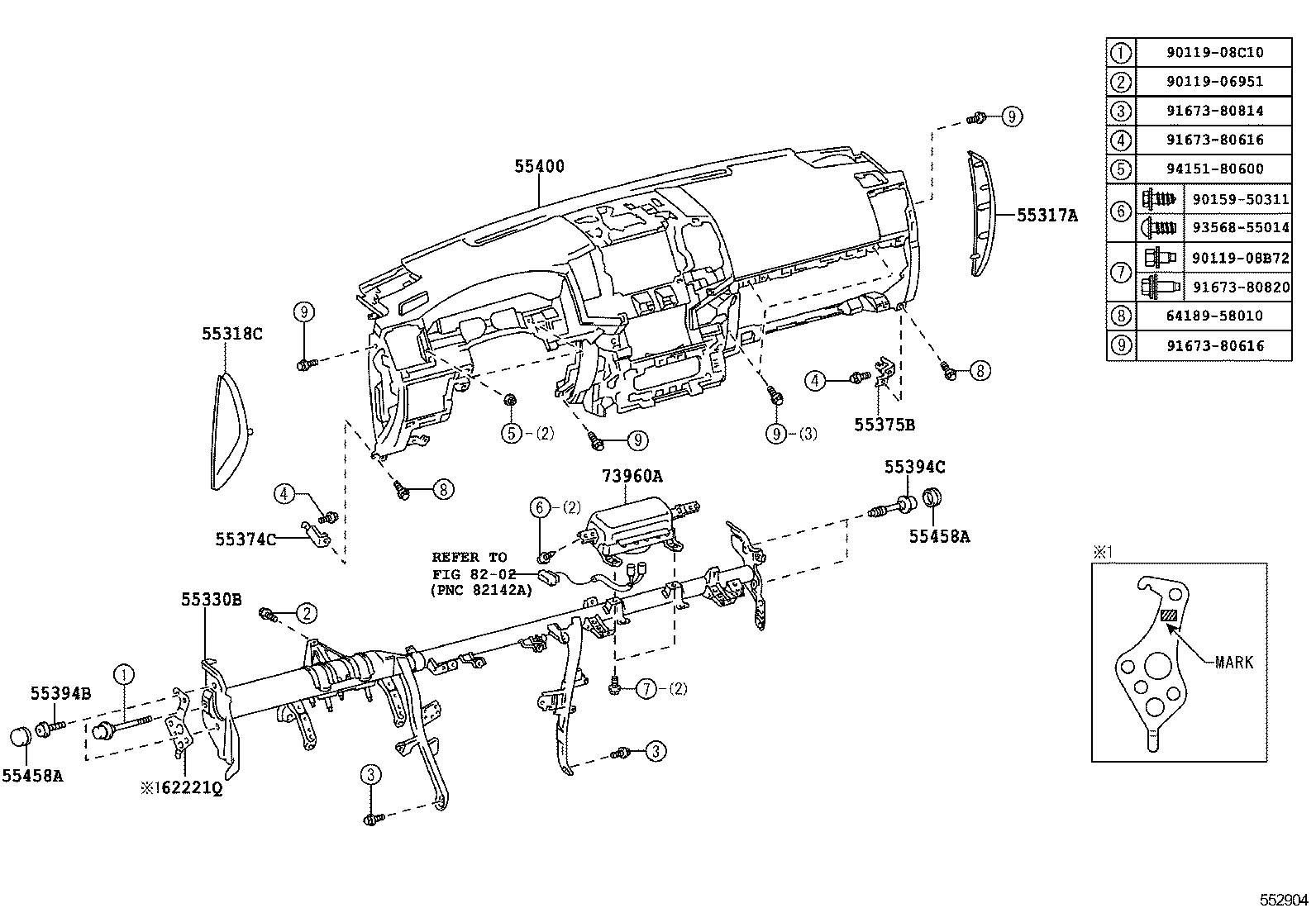  LAND CRUISER 200 |  INSTRUMENT PANEL GLOVE COMPARTMENT