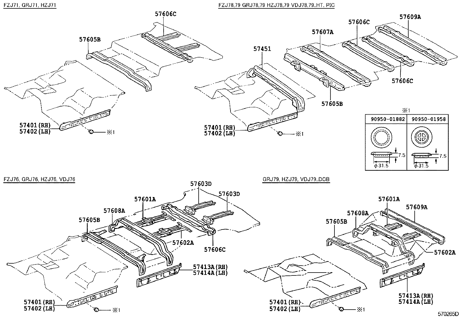  LAND CRUISER 70 |  FLOOR MEMBER