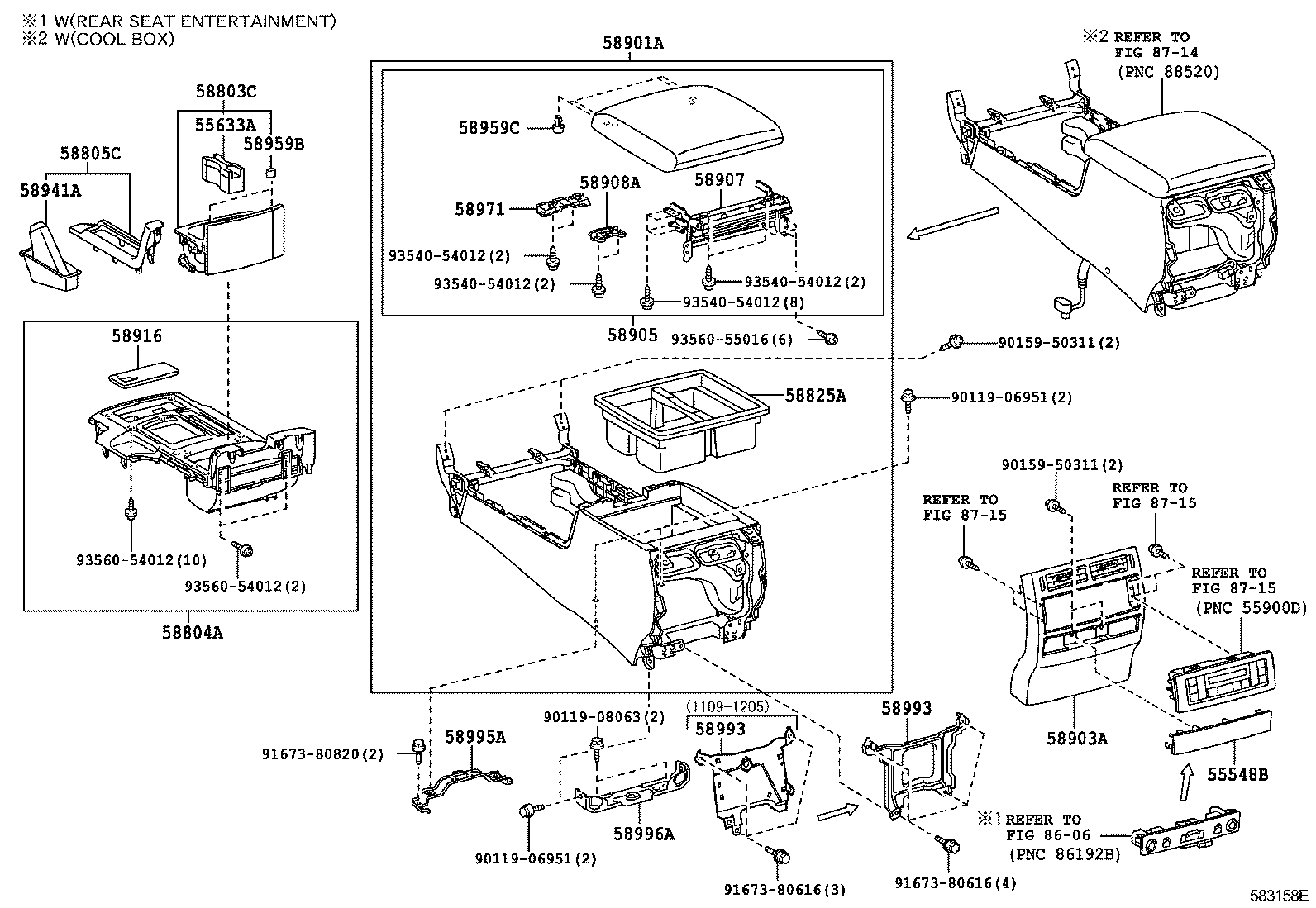  LAND CRUISER 200 |  CONSOLE BOX BRACKET