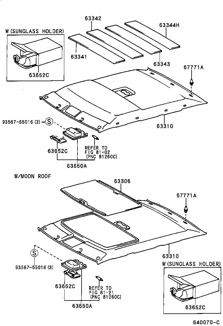  ES300 |  ROOF HEADLINING SILENCER PAD