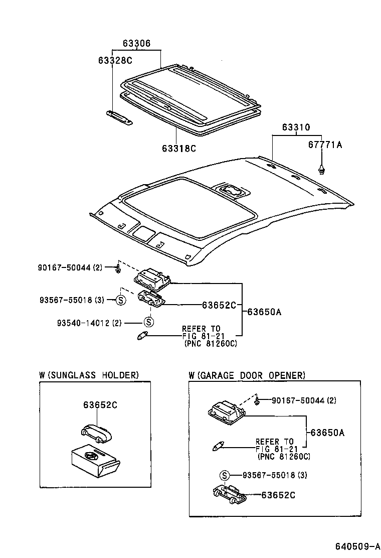  ES300 |  ROOF HEADLINING SILENCER PAD