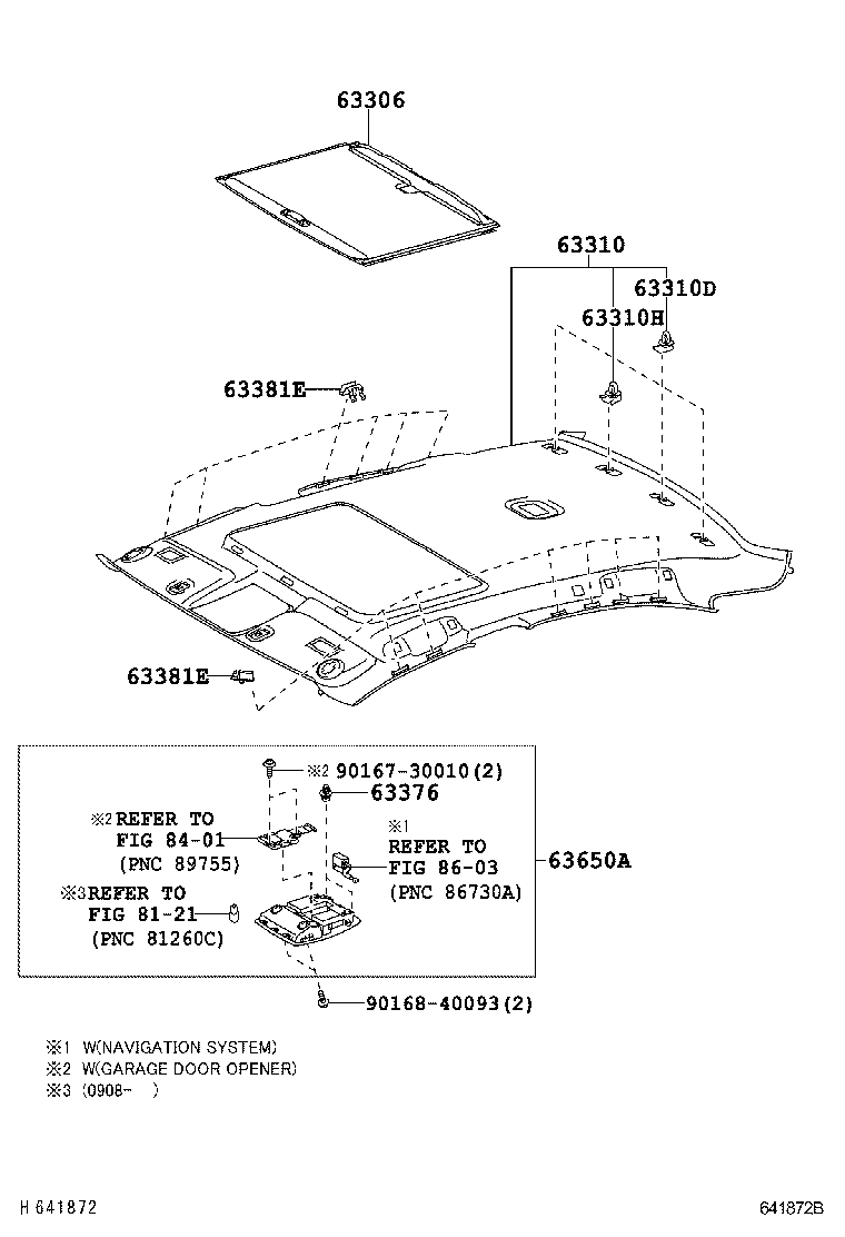  ES350 |  ROOF HEADLINING SILENCER PAD