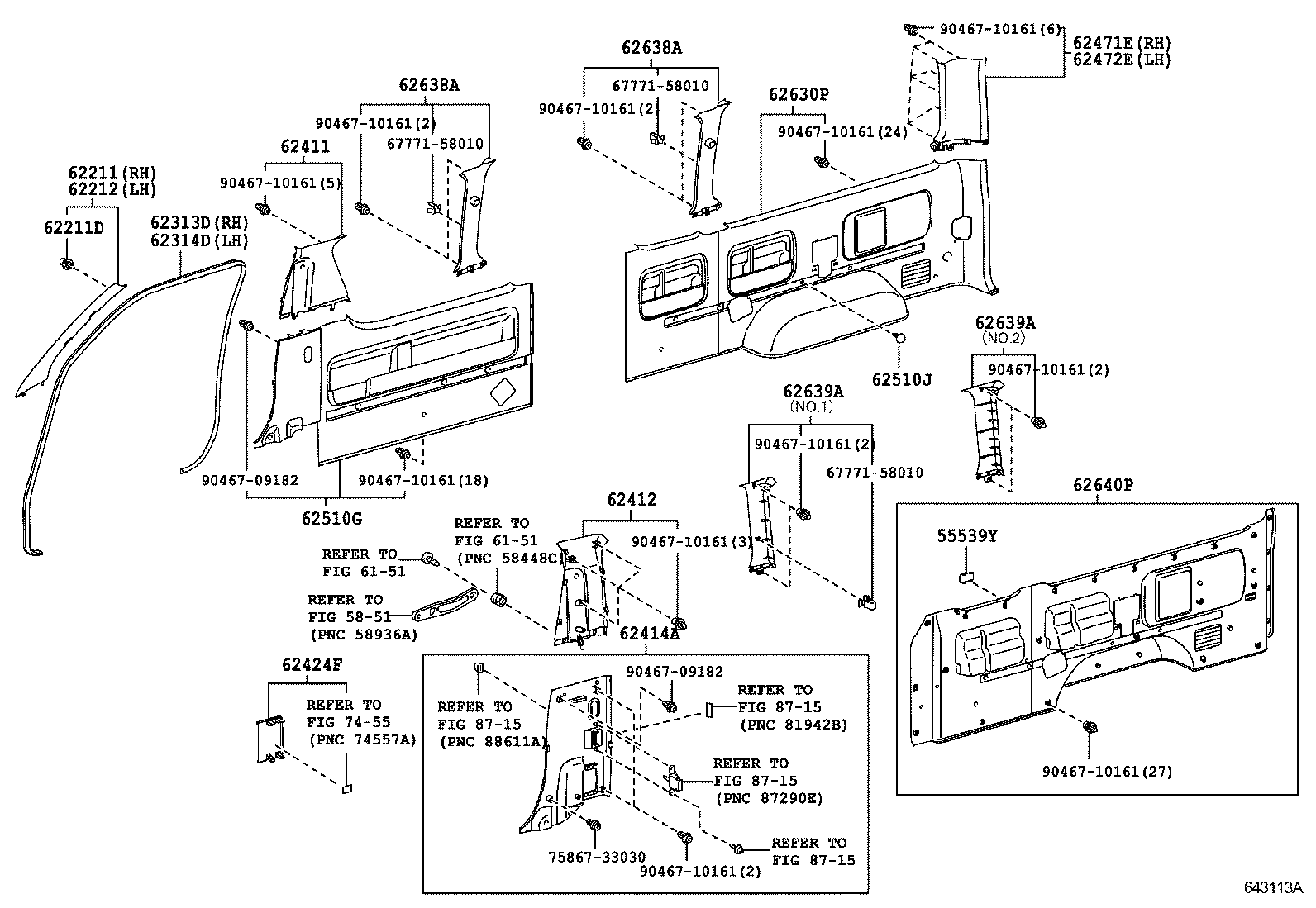  HIACE |  INSIDE TRIM BOARD