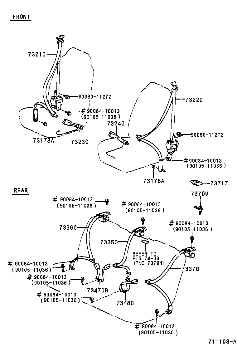  ES300 |  SEAT BELT CHILD RESTRAINT SEAT