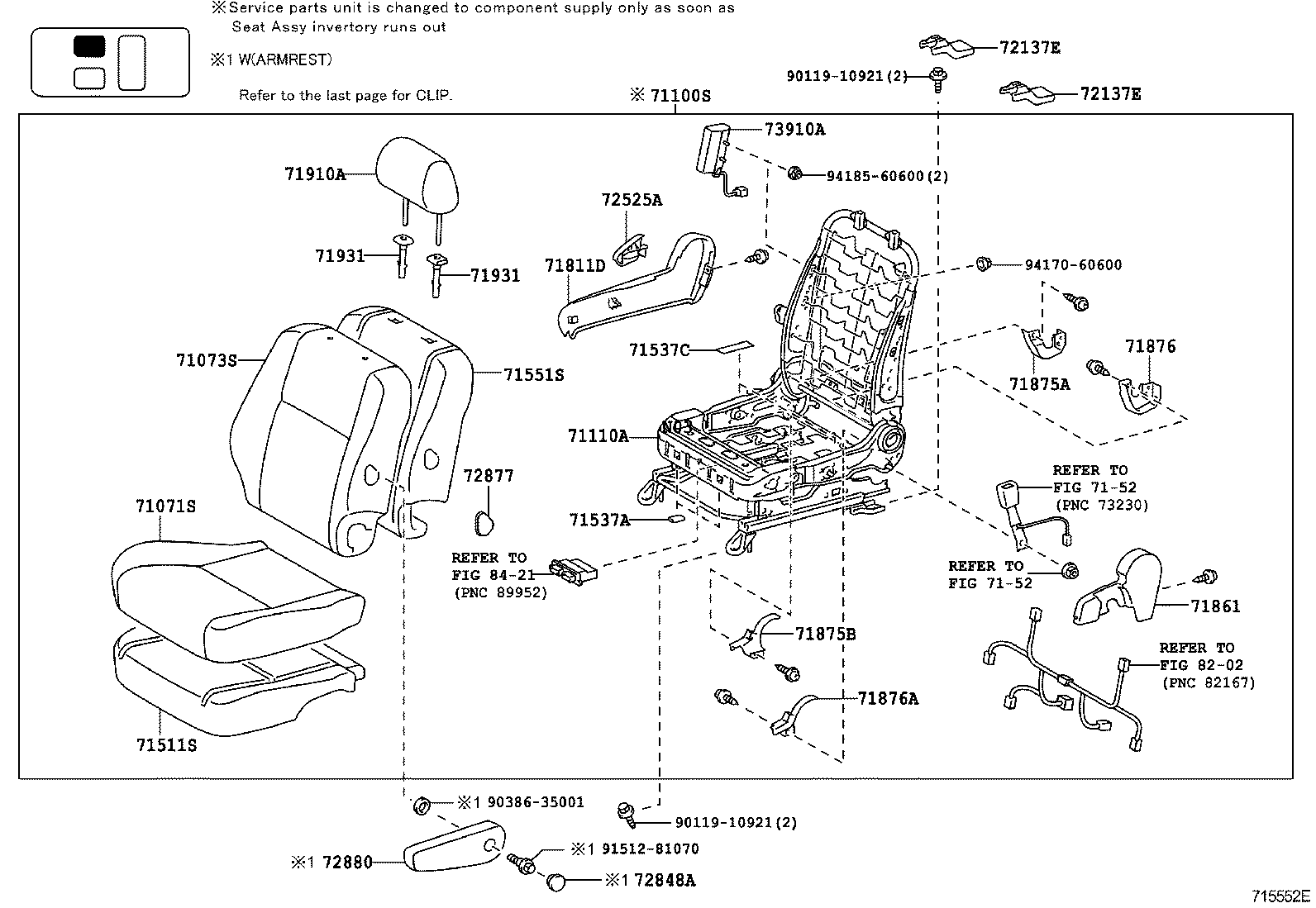  FJ CRUISER |  SEAT SEAT TRACK