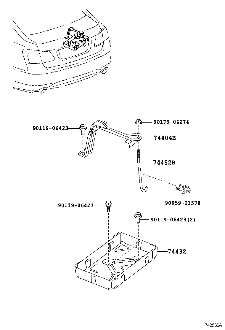  GS30 35 43 460 |  BATTERY CARRIER