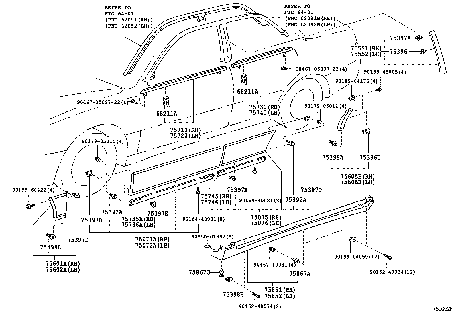  ES300 |  SIDE MOULDING