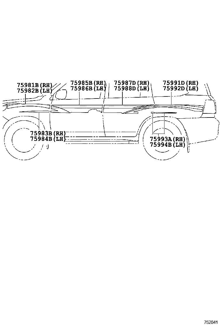  LAND CRUISER 200 |  BODY STRIPE