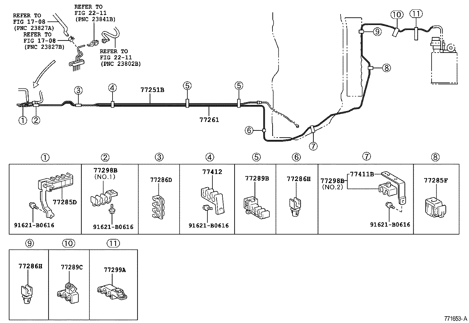  GS30 35 43 460 |  FUEL TANK TUBE