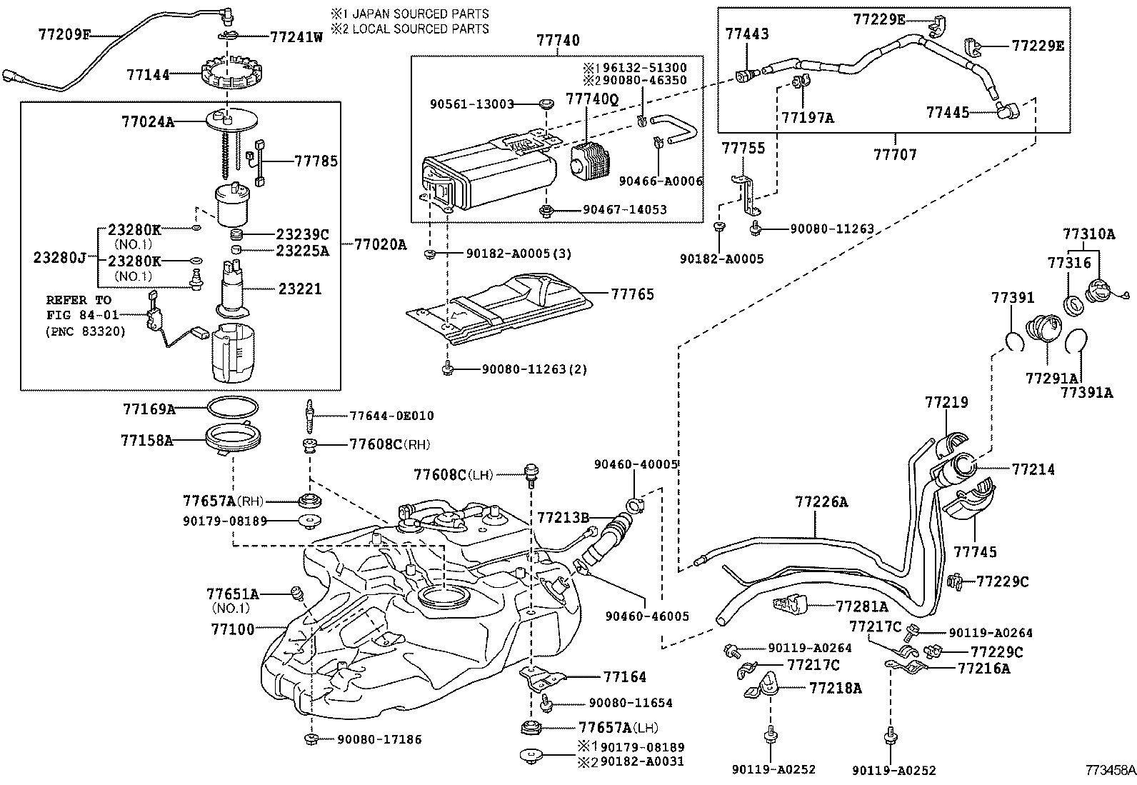  RX350 450H |  FUEL TANK TUBE