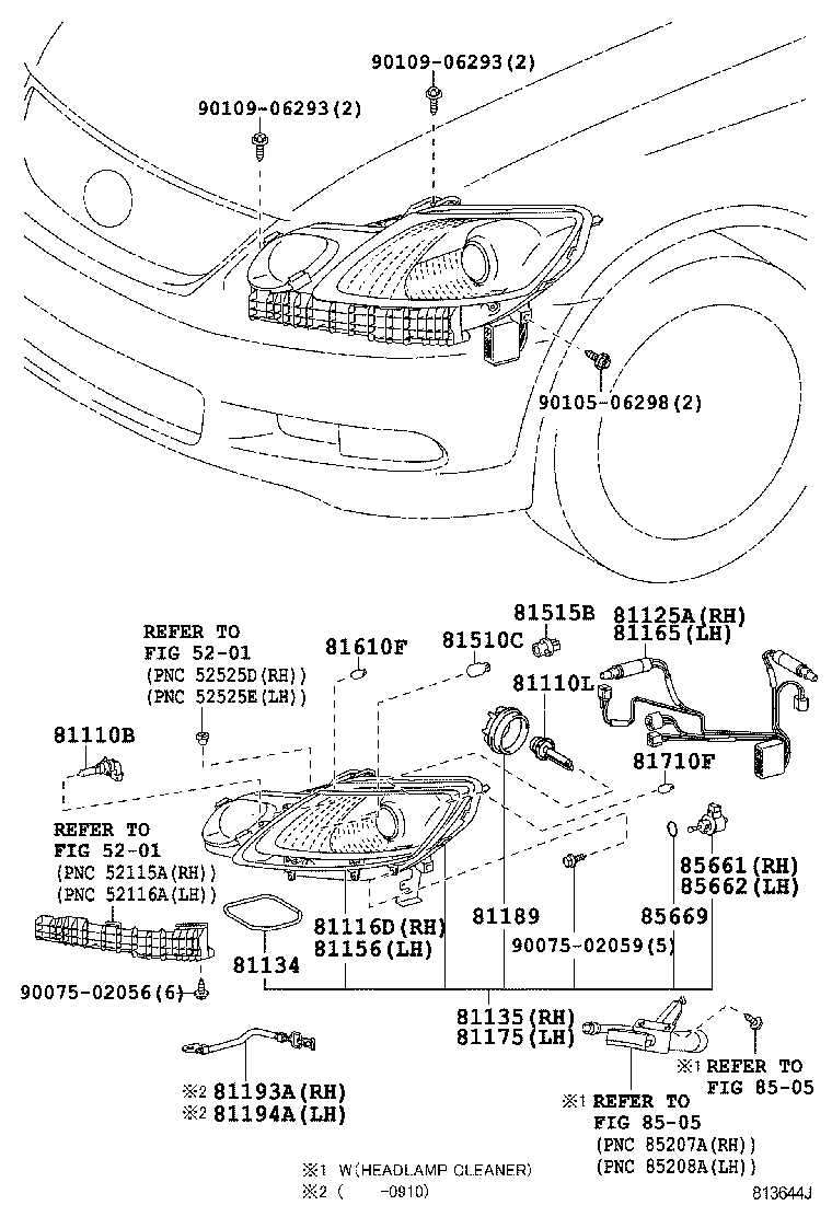  GS450H |  HEADLAMP