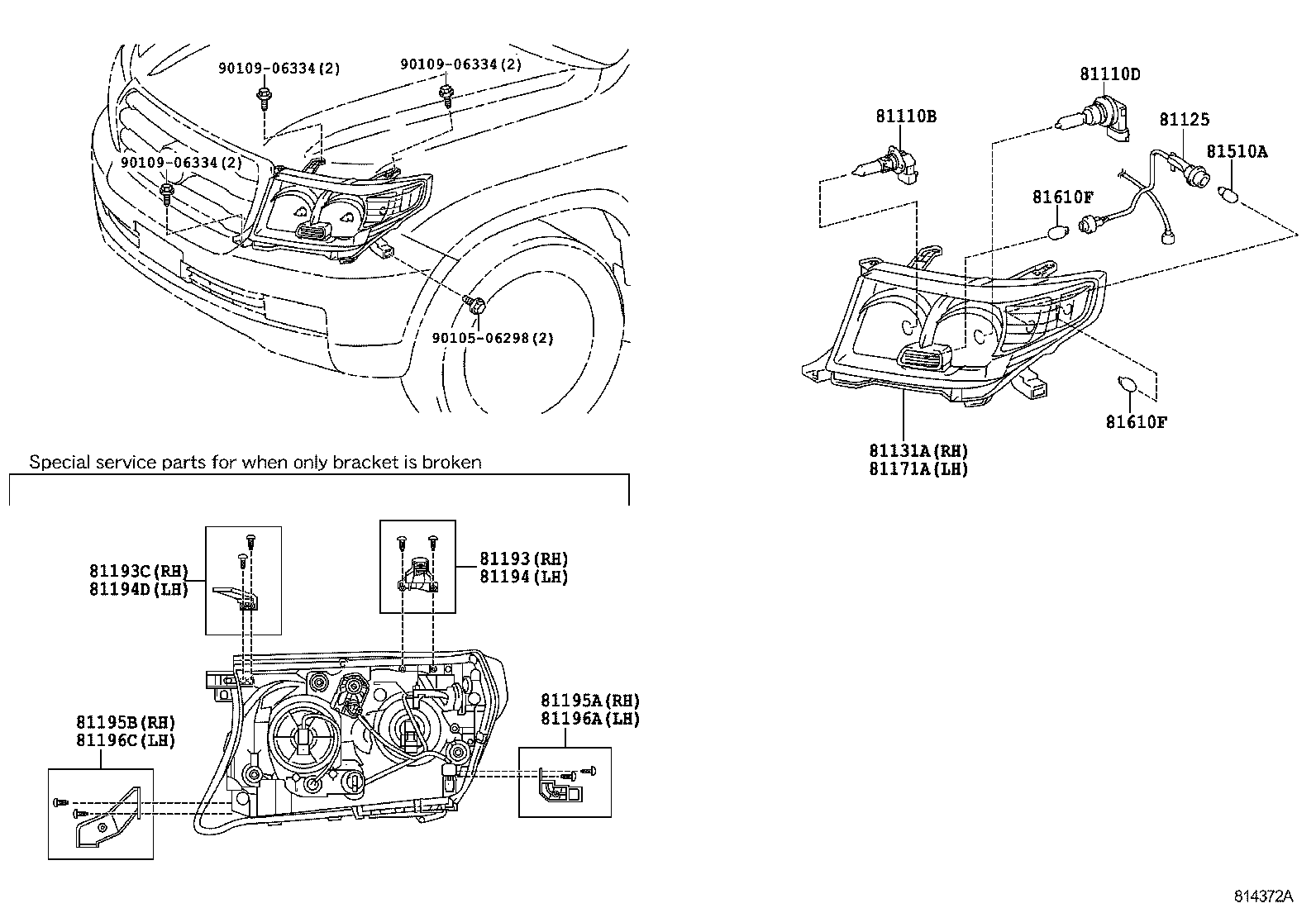  LAND CRUISER 200 |  HEADLAMP