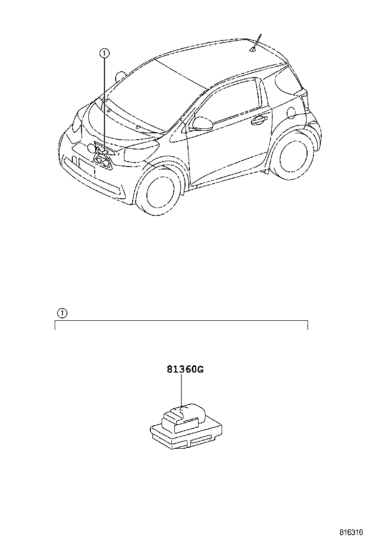  SCION IQ EV |  SPOT LAMP